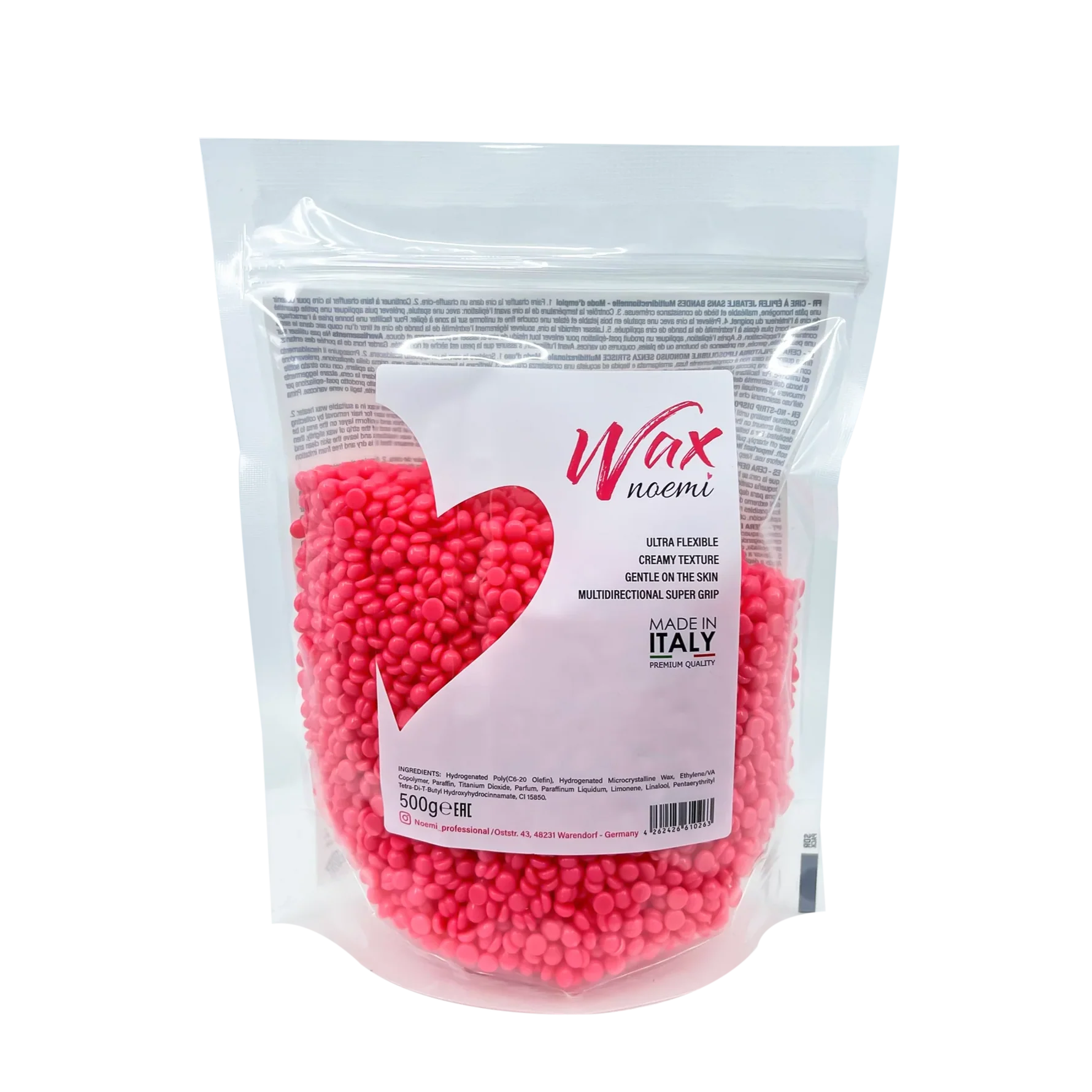 Noemi - Pink Premium Hard Wax (500g)