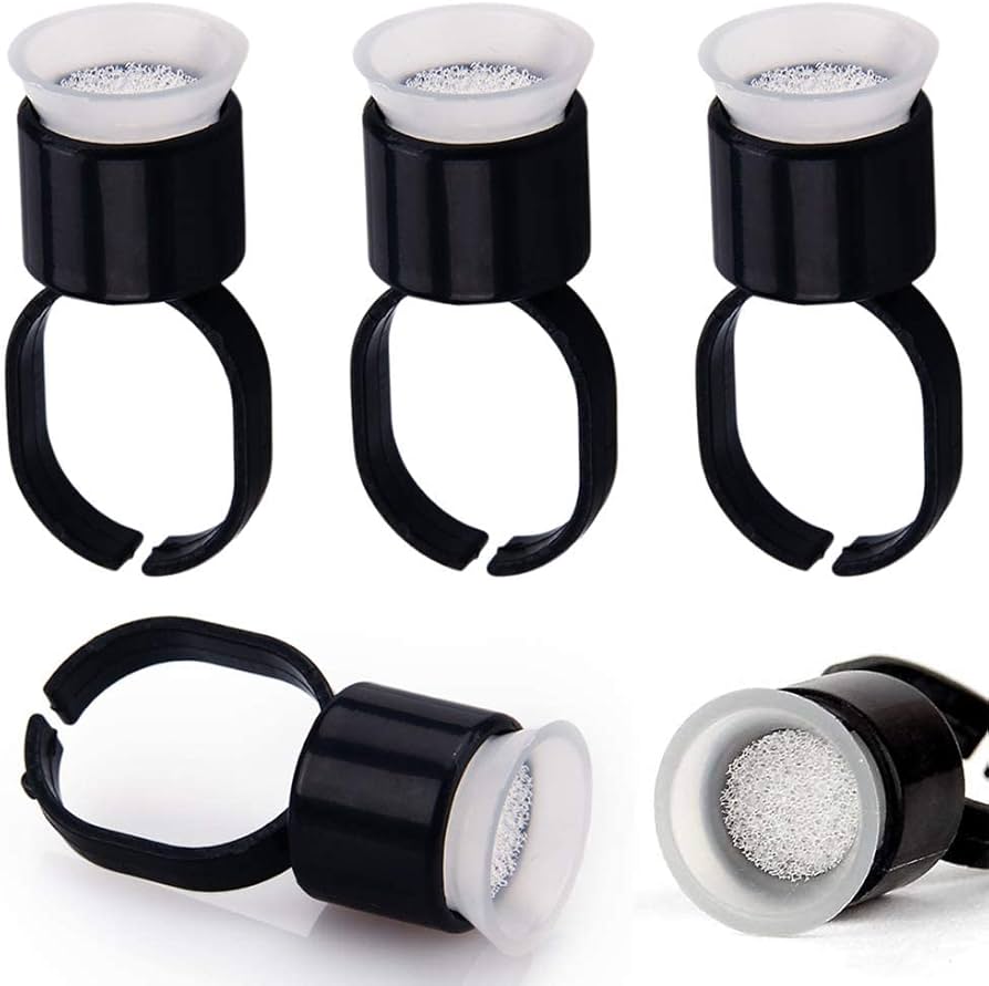 Ring Ink Cup - Black (20pcs)